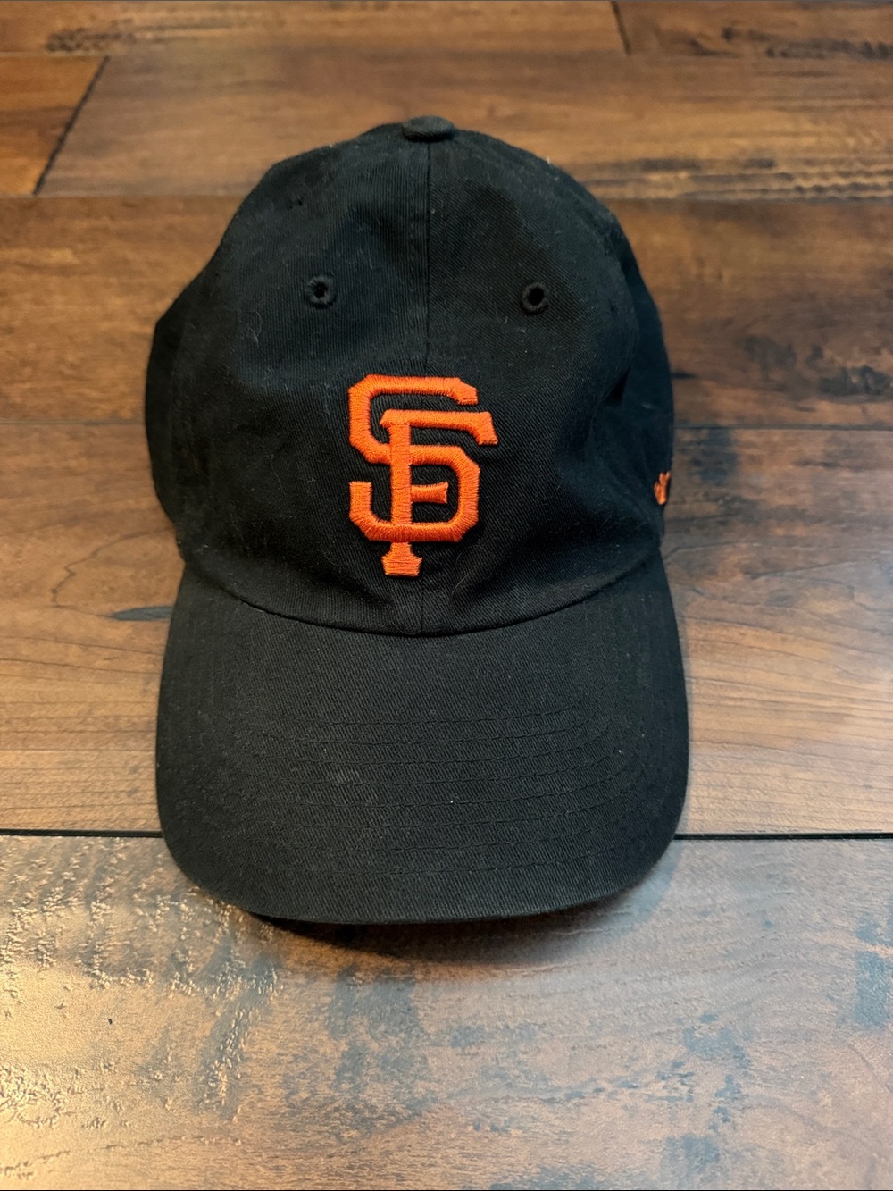 Men’s- San Francisco Giants Black & Orange Baseball Cap